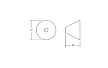 Imaginea se incarca, BUTON VIEFE CONIC ZAMAK