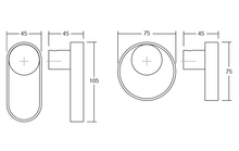 Imaginea se incarca, CUIER OVAL ORBIT NEGRU CU CUPRU