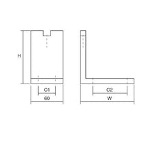 Imaginea se incarca, PICIOR MOBILIER REGLBIL FONDA ALAMA H:200mm