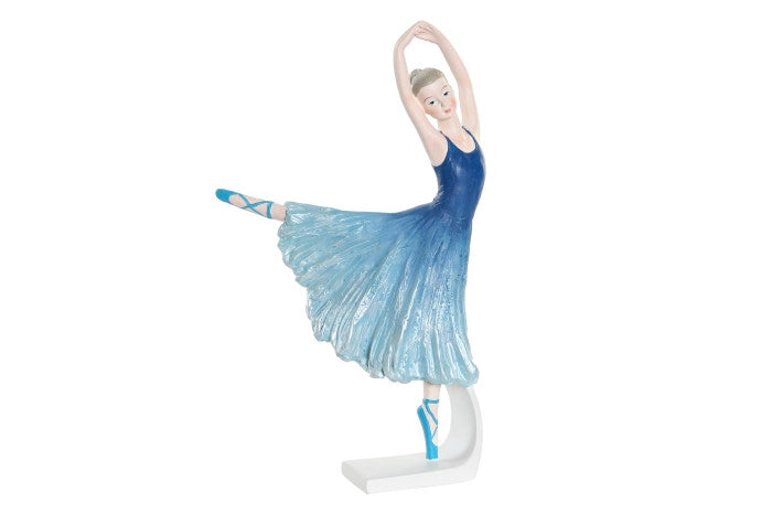 STATUETA BALERINA ALBASTRA MARE