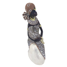 Imaginea se incarca, STATUETA AFRICANA CU BEBELUS
