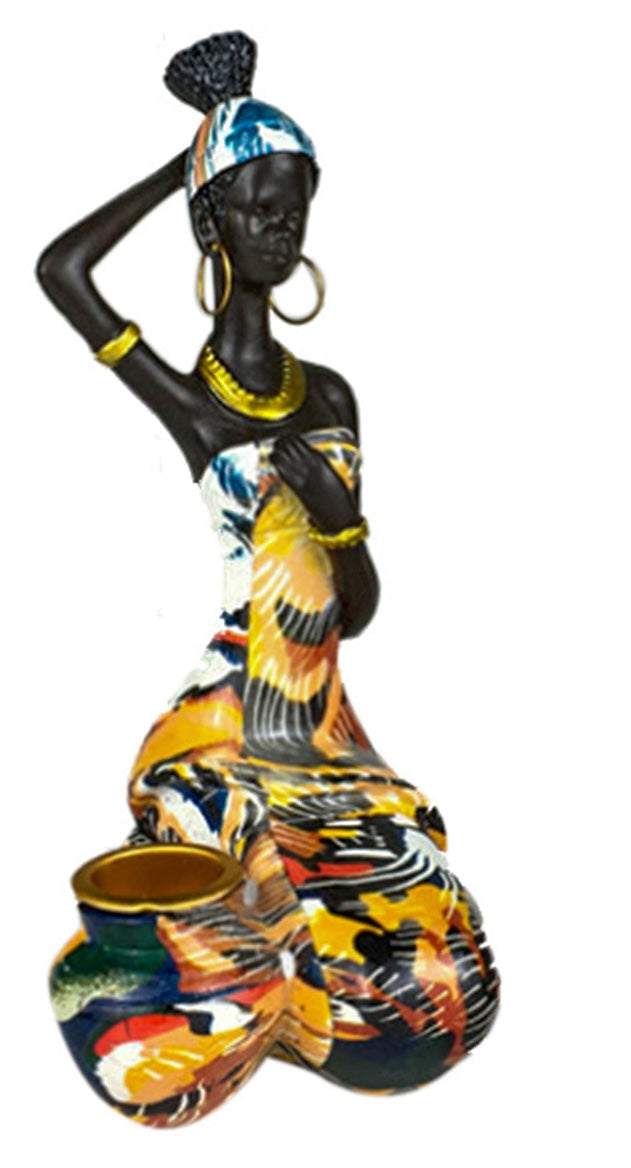 STATUETA FEMEIE AFRICANA