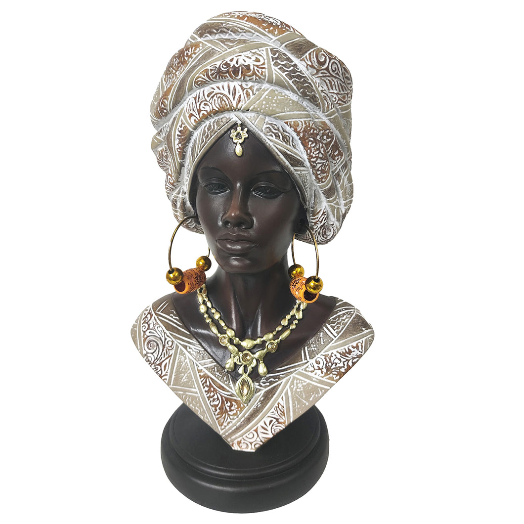 STATUETA BUST FEMEIE AFRICANA