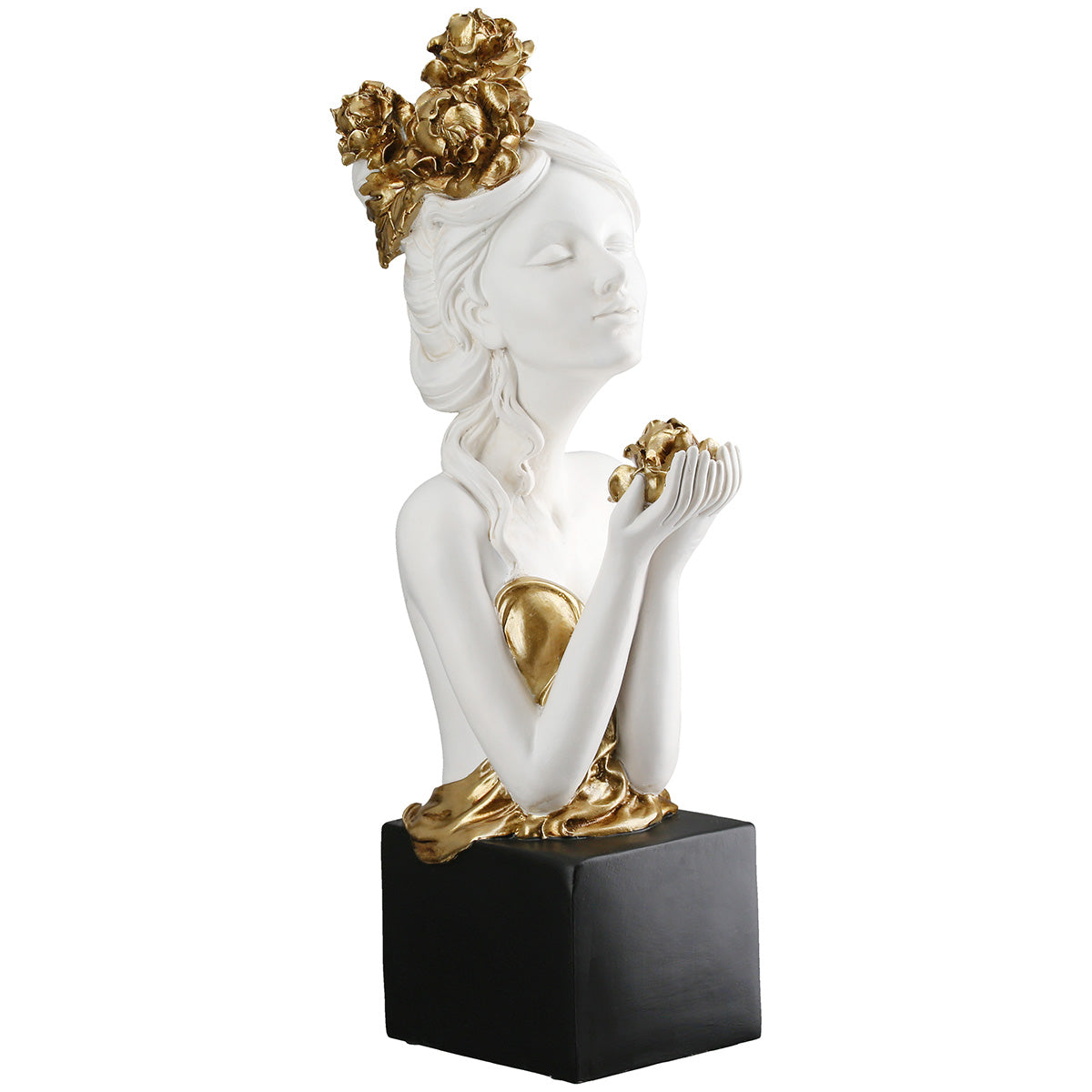 SCULPTURA FEMEIE ALBA