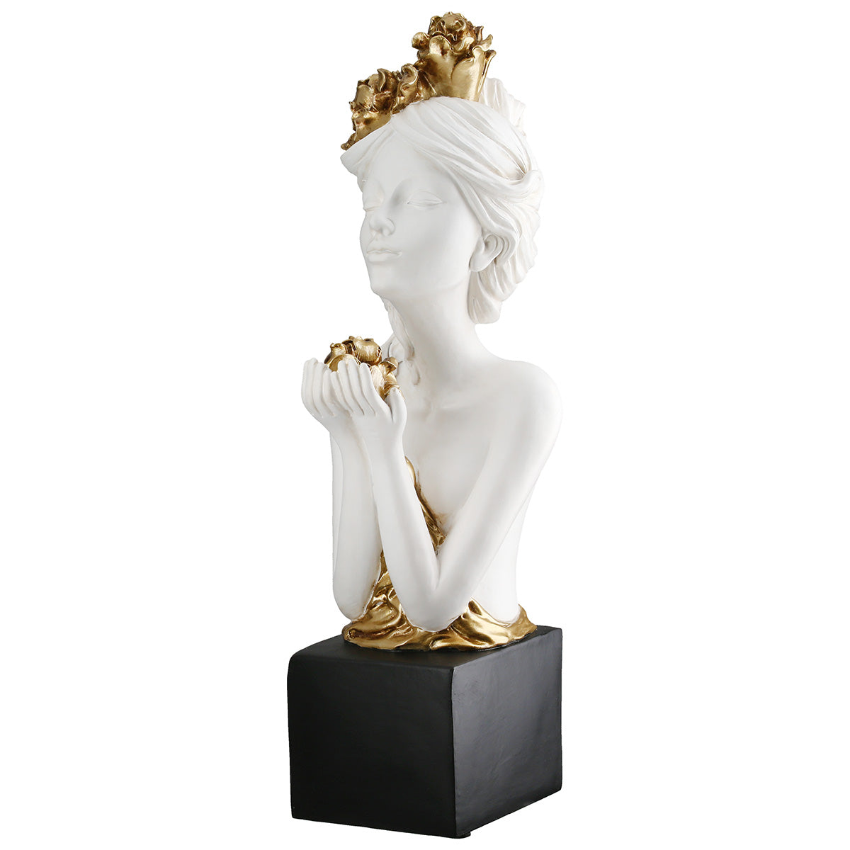 SCULPTURA FEMEIE ALBA