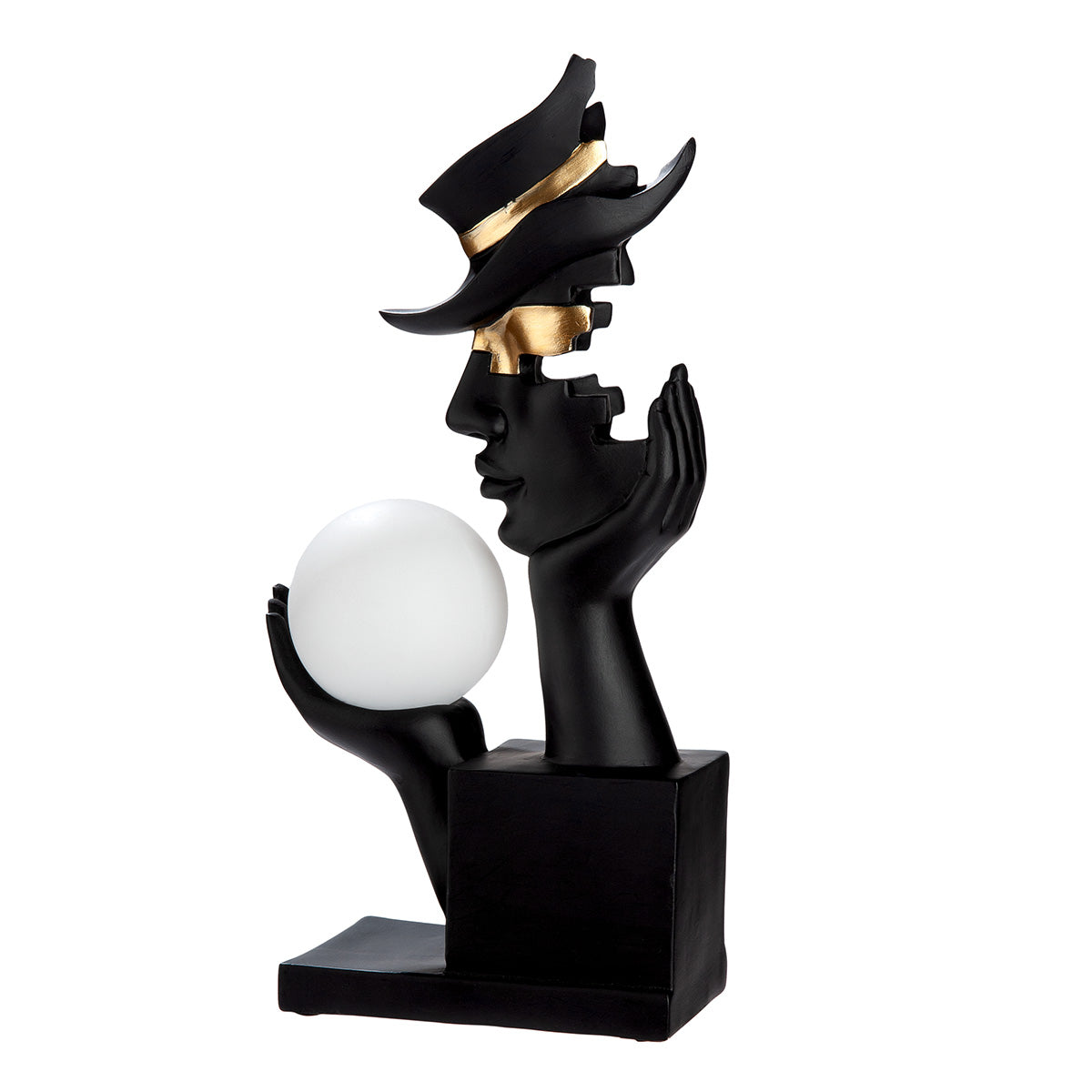 SCULPTURA BARBAT LAMPA