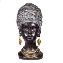 Imaginea se incarca, STATUETA BUST FEMEIE AFRICANA
