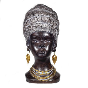 STATUETA BUST FEMEIE AFRICANA