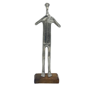 STATUETA MUZICANT ARGINTIU - decoratiuni